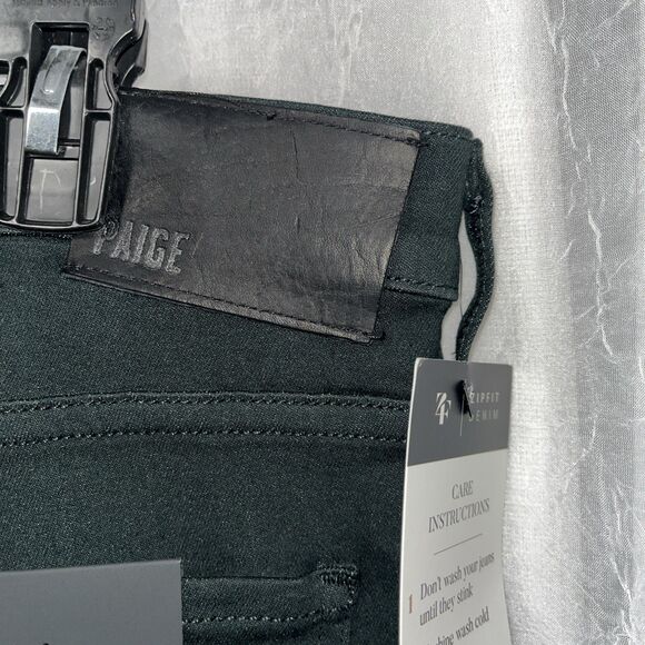 Paige Jeans Normandie Winter Pine Green Men's Jeans Size 36 NWT - Picture 6 of 7
